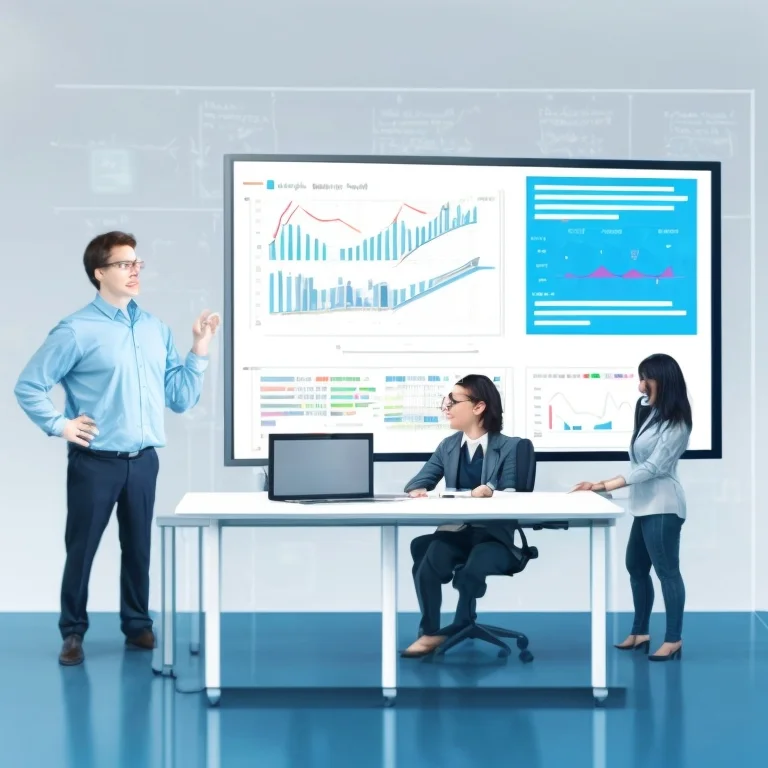 Developers collaborating on AI software implementation